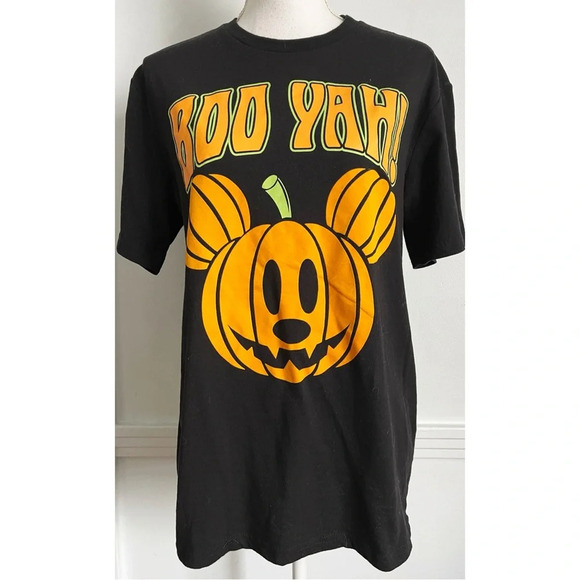 Disney • Mickey Mouse Halloween Boo Yah Tee Shirt - Picture 1 of 4